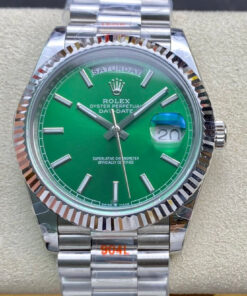 Replica GM Factory Rolex Day Date 40MM Green Dial - Buy Replica Watches