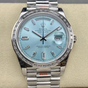 Replica GM Factory Rolex Day Date M228396TBR-0002 Ice Blue Dial - Buy Replica Watches