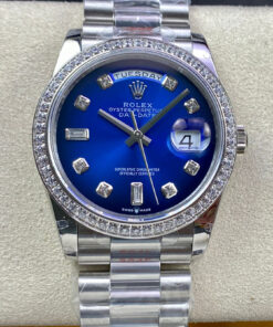 Replica GM Factory Rolex Day Date M128396TBR-0008 36MM Diamond Bezel - Buy Replica Watches
