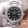 Replica EW Factory Rolex Day Date M228349RBR-0003 Black Dial - Buy Replica Watches