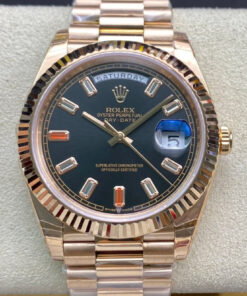 Replica EW Factory Rolex Day Date 40MM Rose Gold - Buy Replica Watches