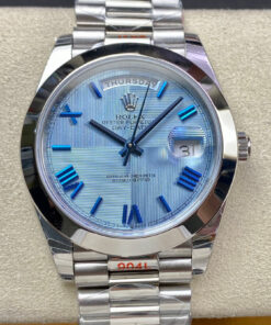 Replica EW Factory Rolex Day Date M228206-0001 Blue Dial - Buy Replica Watches