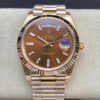 Replica EW Factory Rolex Day Date 228235 V2 Brown Dial - Buy Replica Watches