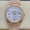 Replica EW Factory Rolex Day Date 128238 V2 Diamond-set Bezel - Buy Replica Watches