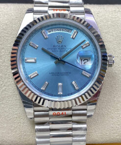 Replica EW Factory Rolex Day Date M228236-0006 Ice Blue Dial - Buy Replica Watches