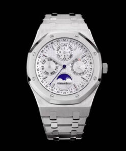 Replica APS Factory Audemars Piguet Royal Oak 26574ST.OO.1220ST.001 White Dial - Buy Replica Watches