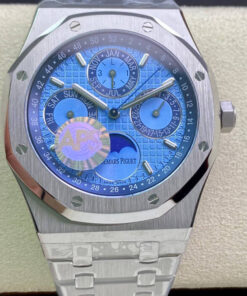 Replica APS Factory Audemars Piguet Royal Oak 26574PT.OO.1220PT.01 Blue Dial - Buy Replica Watches