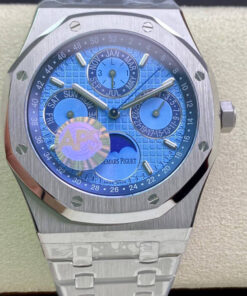 Replica APS Factory Audemars Piguet Royal Oak 26574PT.OO.1220PT.01 Blue Dial - Buy Replica Watches