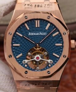 Replica JF Factory Audemars Piguet Royal Oak Tourbillon 26522OR.OO.1220OR.01 Blue Dial - Buy Replica Watches