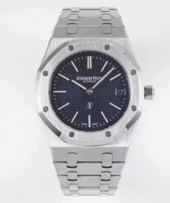 Replica KZ Factory Audemars Piguet Royal Oak 15202ST.OO.1240ST.01 Blue Dial - Buy Replica Watches