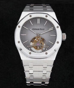 Replica R8 Factory Audemars Piguet Royal Oak Tourbillon 26510PT.OO.1220PT.01 Dark Grey Dial - Buy Replica Watches