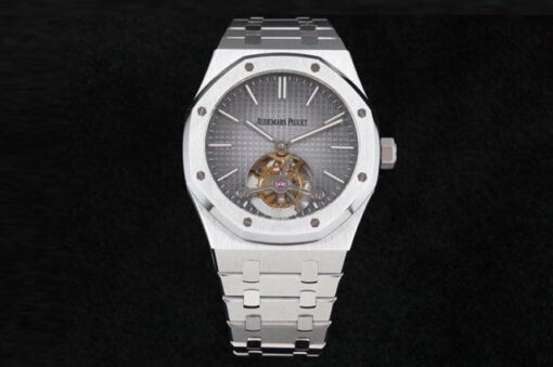 Replica R8 Factory Audemars Piguet Royal Oak Tourbillon 26510PT.OO.1220PT.01 Dark Grey Dial - Buy Replica Watches