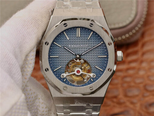 Replica R8 Factory Audemars Piguet Royal Oak Tourbillon 26510IP.OO.1220IP.01 Blue Gradient Dial - Buy Replica Watches