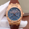 Replica JF Factory Audemars Piguet Royal Oak Perpetual Calendar 26574 Rose Gold Blue Dial - Buy Replica Watches