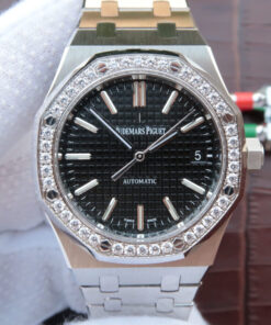 Replica JF Factory Audemars Piguet Royal Oak 15400/15450 Couple Watch Diamond Bezel - Buy Replica Watches