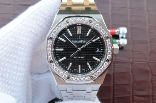 Replica JF Factory Audemars Piguet Royal Oak 15400/15450 Couple Watch Diamond Bezel - Buy Replica Watches