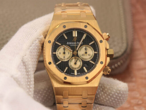 Replica OM Factory Audemars Piguet Royal Oak Chronograph 26331 V2 Yellow Gold - Buy Replica Watches