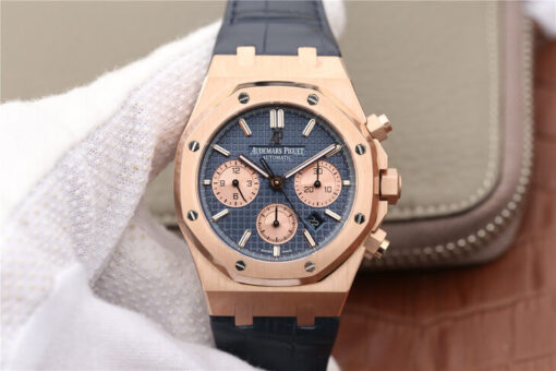 Replica OM Factory Audemars Piguet Royal Oak Chronograph 26331OR.OO.D315CR.01 Rose Gold - Buy Replica Watches