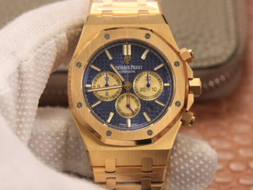 Replica OM Factory Audemars Piguet Royal Oak Chronograph 26331BA.OO.1220BA.01 Yellow Gold - Buy Replica Watches