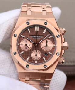 Replica OM Factory Audemars Piguet Royal Oak Chronograph 26331OR.OO.1220OR.02 Rose Gold - Buy Replica Watches