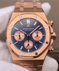 Replica OM Factory Audemars Piguet Royal Oak Chronograph 26331OR.OO.1220OR.01 Rose Gold - Buy Replica Watches