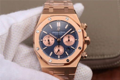 Replica OM Factory Audemars Piguet Royal Oak Chronograph 26331OR.OO.1220OR.01 Rose Gold - Buy Replica Watches