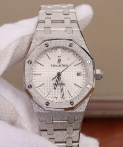 Replica JH Factory Audemars Piguet Royal Oak 15454BC.GG.1259BC.01 Silver Dial - Buy Replica Watches