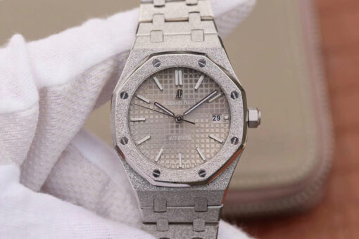 Replica JH Factory Audemars Piguet Royal Oak 15454BC.GG.1259BC.01 Rhodium Dial - Buy Replica Watches