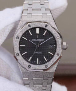 Replica JH Factory Audemars Piguet Royal Oak 15454BC.GG.1259BC.01 Black Dial - Buy Replica Watches