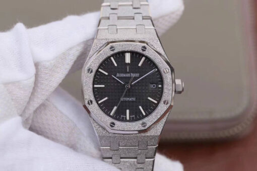 Replica JH Factory Audemars Piguet Royal Oak 15454BC.GG.1259BC.01 Black Dial - Buy Replica Watches