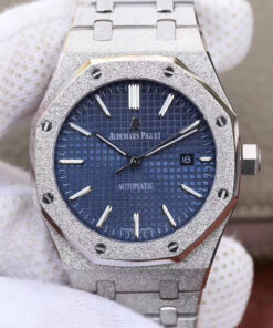 Replica JH Factory Audemars Piguet Royal Oak 15454BC.GG.1259BC.01 Blue Dial - Buy Replica Watches