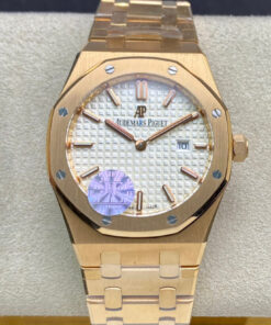 Replica JF Factory Audemars Piguet Royal Oak 67650OR.OO.1261OR.01 White Dial - Buy Replica Watches