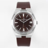 Replica PPF Factory Vacheron Constantin Overseas 4500V Brown Rubber Strap - Buy Replica Watches