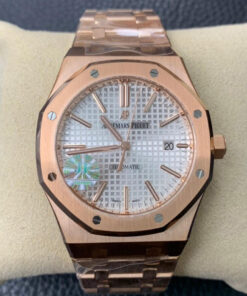 Replica JF Factory Audemars Piguet Royal Oak 15450BA.OO.1256BA.01 White Dial - Buy Replica Watches