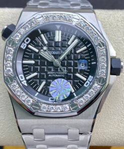 Replica JF Factory Audemars Piguet Royal Oak Offshore 15703 Diamond-set Bezel - Buy Replica Watches