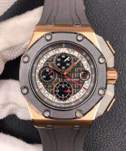 Replica JF Factory Audemars Piguet Royal Oak Offshore 26568OM.OO.A004CA.01 Rose Gold - Buy Replica Watches