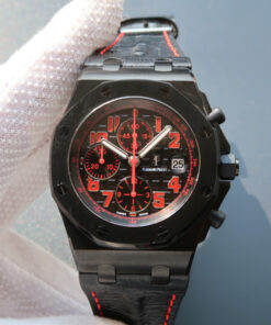 Replica JF Factory Audemars Piguet Royal Oak Offshore 26186SN.OO.D101CR.01 Black Dial - Buy Replica Watches