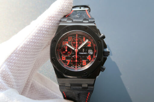 Replica JF Factory Audemars Piguet Royal Oak Offshore 26186SN.OO.D101CR.01 Black Dial - Buy Replica Watches