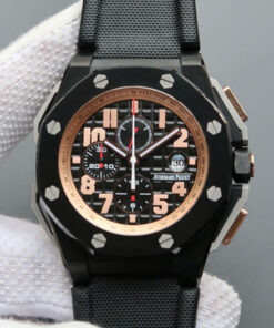 Replica JF Factory Audemars Piguet Royal Oak Offshore 26378IO.OO.A001KE.01 V2 Black Dial - Buy Replica Watches