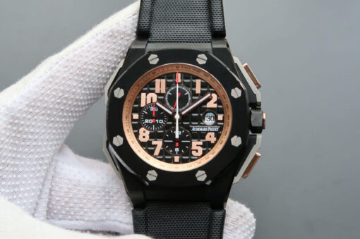 Replica JF Factory Audemars Piguet Royal Oak Offshore 26378IO.OO.A001KE.01 V2 Black Dial - Buy Replica Watches