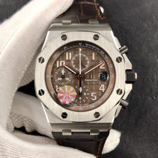 Replica JF Factory Audemars Piguet Royal Oak Offshore 26470ST.OO.A820CR.01 Brown Dial - Buy Replica Watches