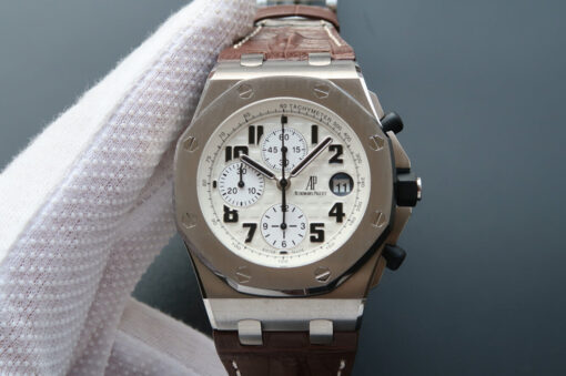 Replica JF Factory Audemars Piguet Royal Oak Offshore 26170ST.OO.D091CR.01 White Dial - Buy Replica Watches