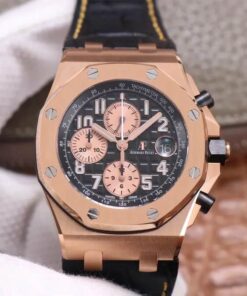 Replica JF Factory Audemars Piguet Royal Oak Offshore 26470OR Black Dial - Buy Replica Watches