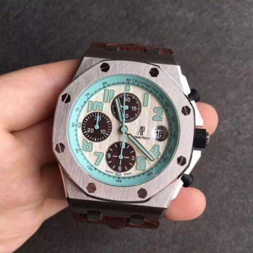 Replica JF Factory Audemars Piguet Royal Oak Offshore 26187ST.OO.D801CR.01 White Dial - Buy Replica Watches