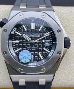 Replica JF Factory Audemars Piguet Royal Oak Offshore 15703 V10 Black Dial - Buy Replica Watches