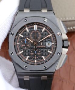 Replica JF Factory Audemars Piguet Royal Oak Offshore 26400SO.OO.A002CA.02 Black Textured Dial - Buy Replica Watches