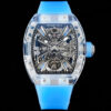 Replica RM Factory Richard Mille RM12-01 Tourbillon Transparent Version Blue Strap - Buy Replica Watches