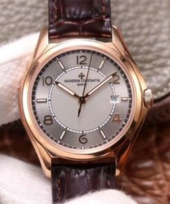 Replica ZF Factory Vacheron Constantin Fiftysix 4600E/000R-B441 Rose Gold - Buy Replica Watches