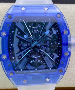 Replica RM Factory Richard Mille RM12-01 Tourbillon Sapphire Clear Version - Buy Replica Watches