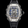 Replica RM Factory Richard Mille RM21-01 Tourbillon Skeleton Dial Black Strap - Buy Replica Watches